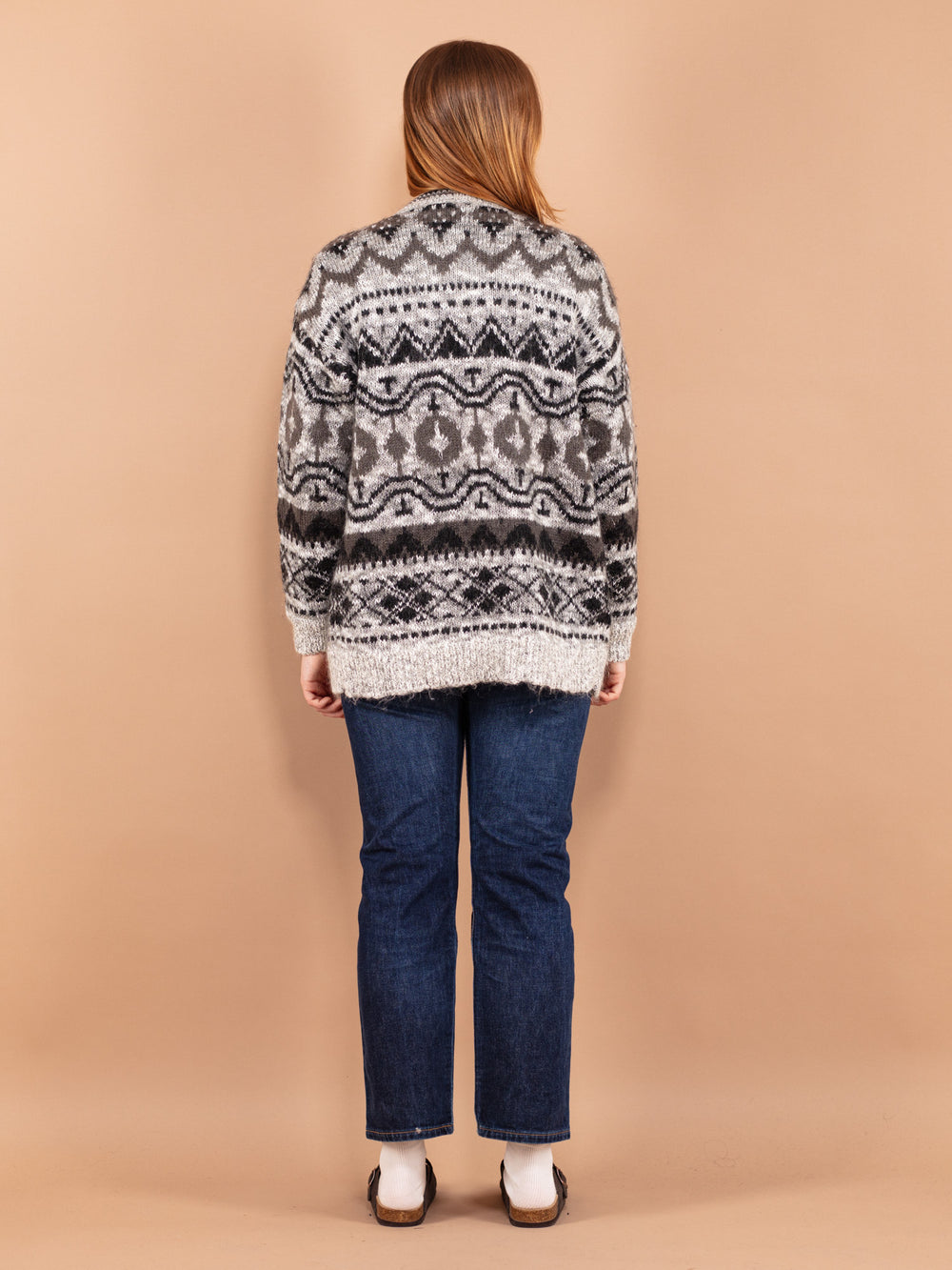 Vintage 90's Women Patterned Cardigan - NorthernGrip