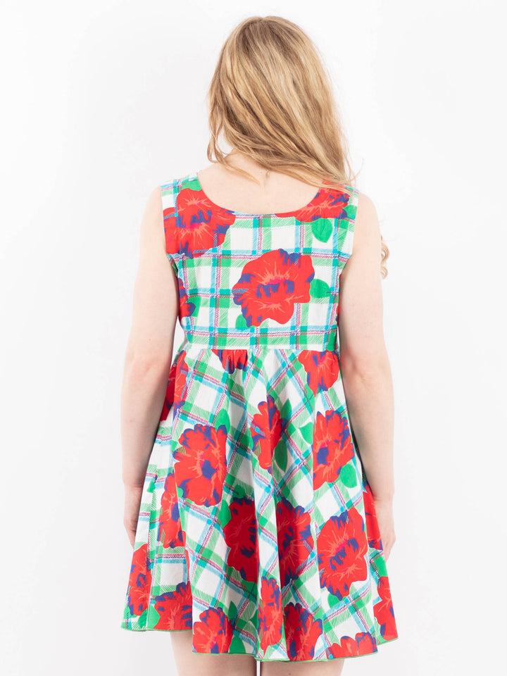 Vintage 90's Women Yves Saint Laurent Floral Dress