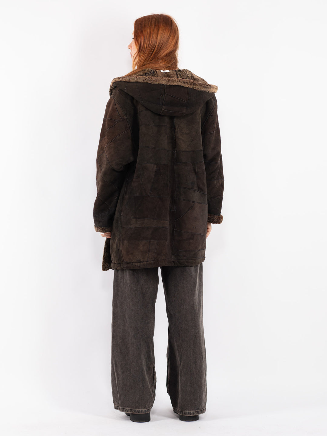 Vintage 90's Women Sheepskin in Brown