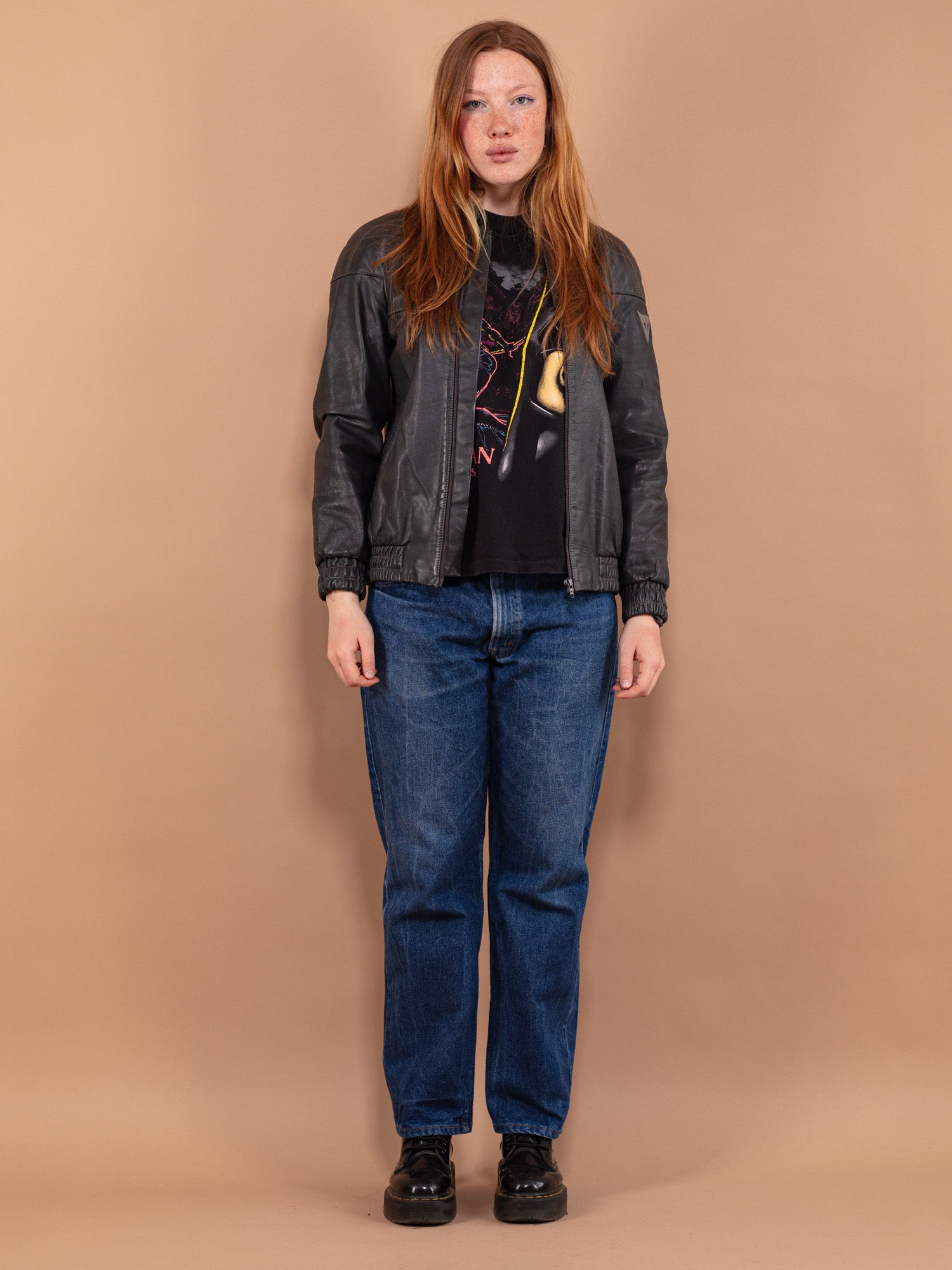 Northerngrip Vintage 80s 80s Leather Jacket Womens Vintage 80's