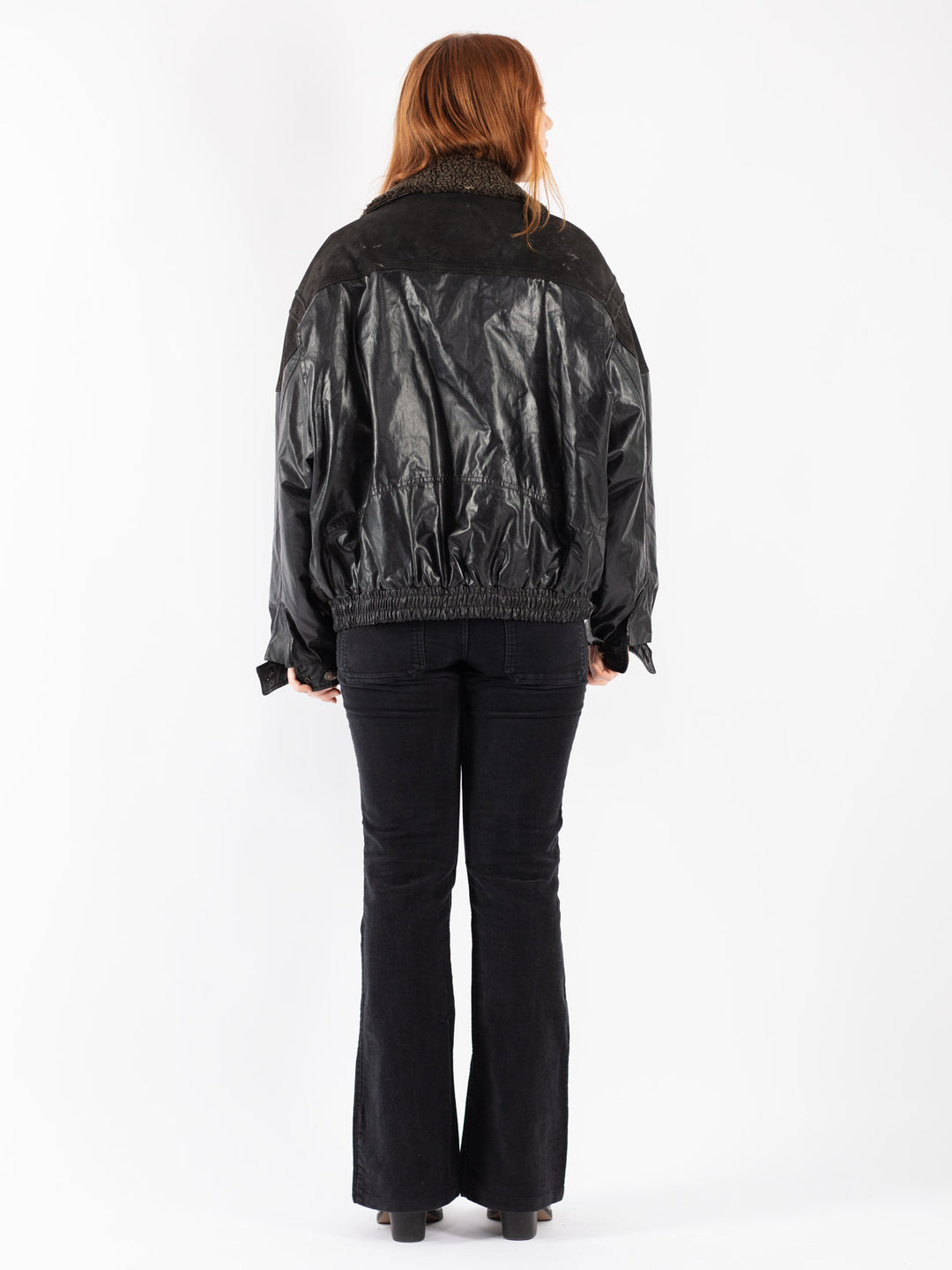 Vintage 90's Women Leather in Black