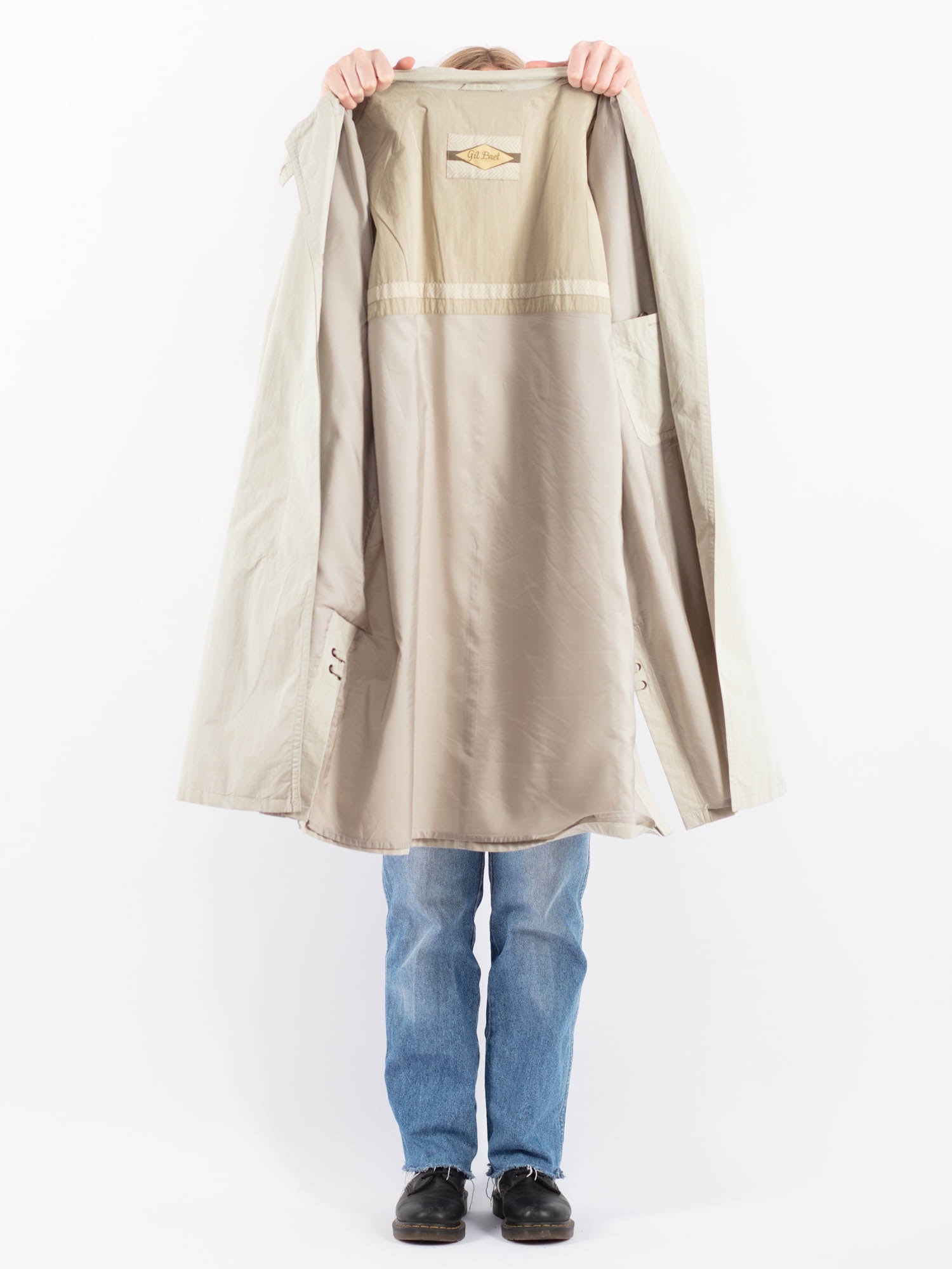Online Vintage Store | Vintage 90's Women Mac Coat in Beige