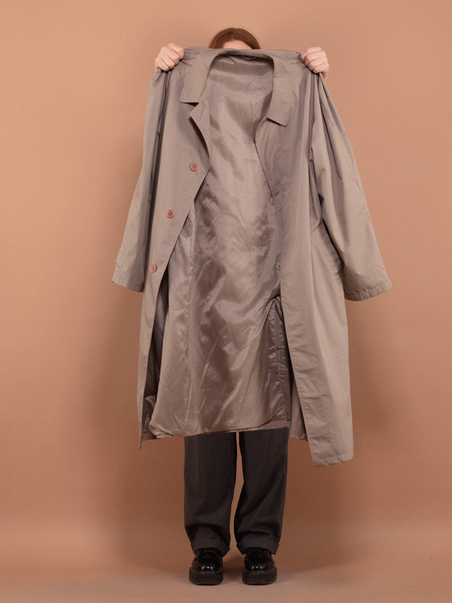 Oversized mac trench coat hotsell