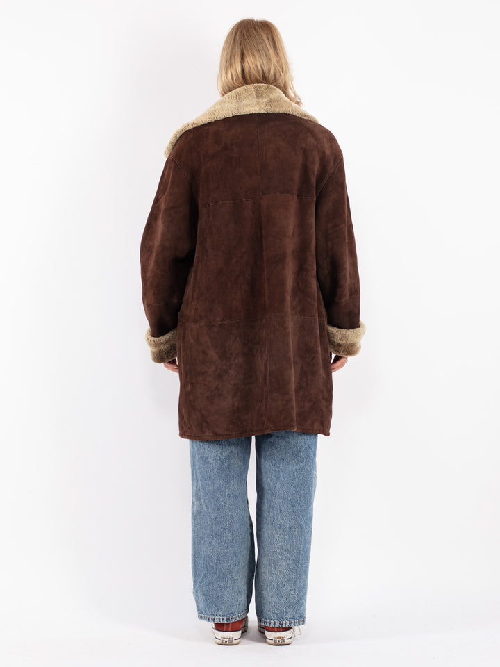 Vintage 90's Women Coat in Brown