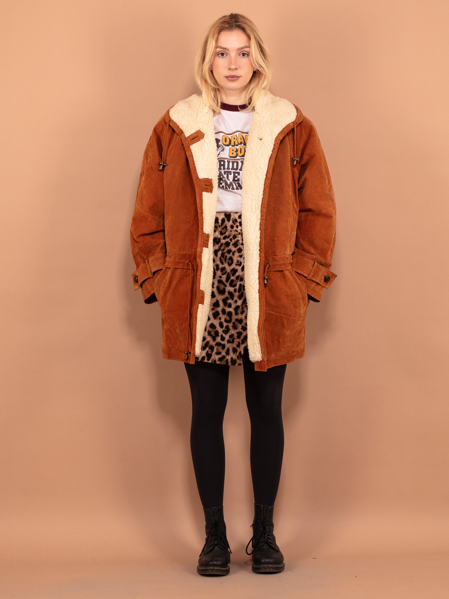 Online Vintage Store 90 s Oversized Sherpa Coat Northern Grip NorthernGrip