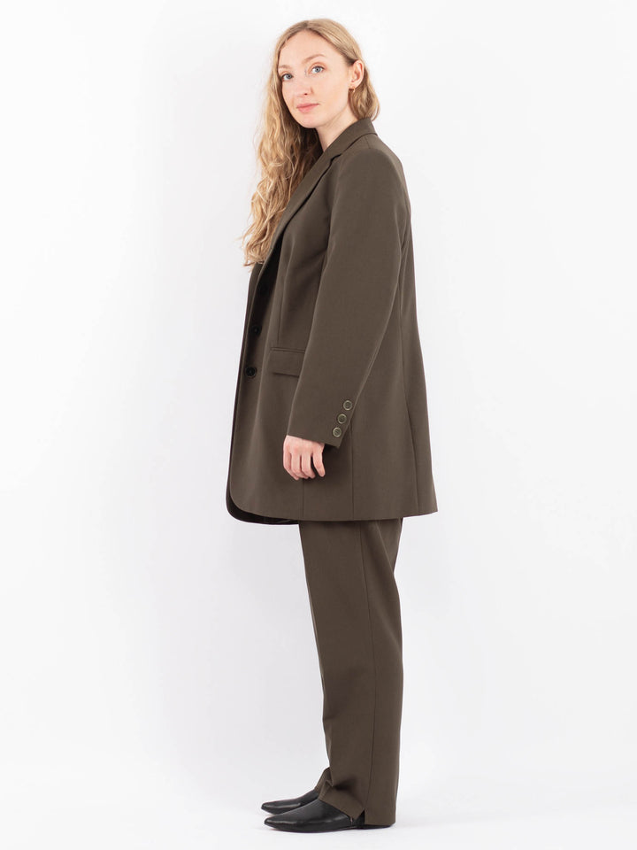 Vintage 90's Women Pantsuit in Brown