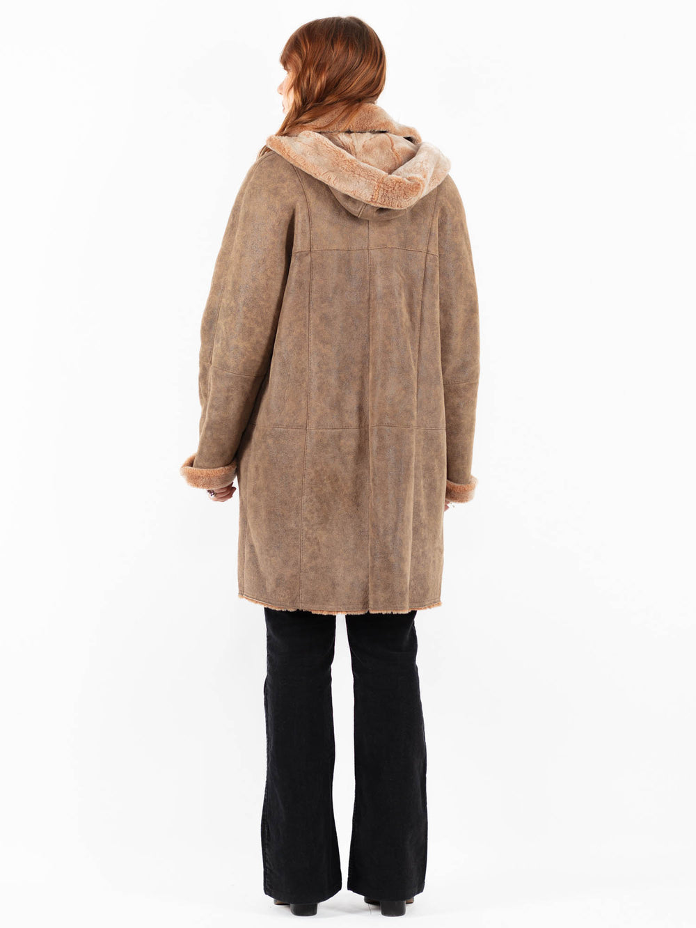 Vintage 90's Women Sheepskin in BeigeV9791