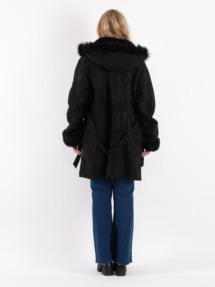 Vintage 90's Women Sheepskin Coat in
