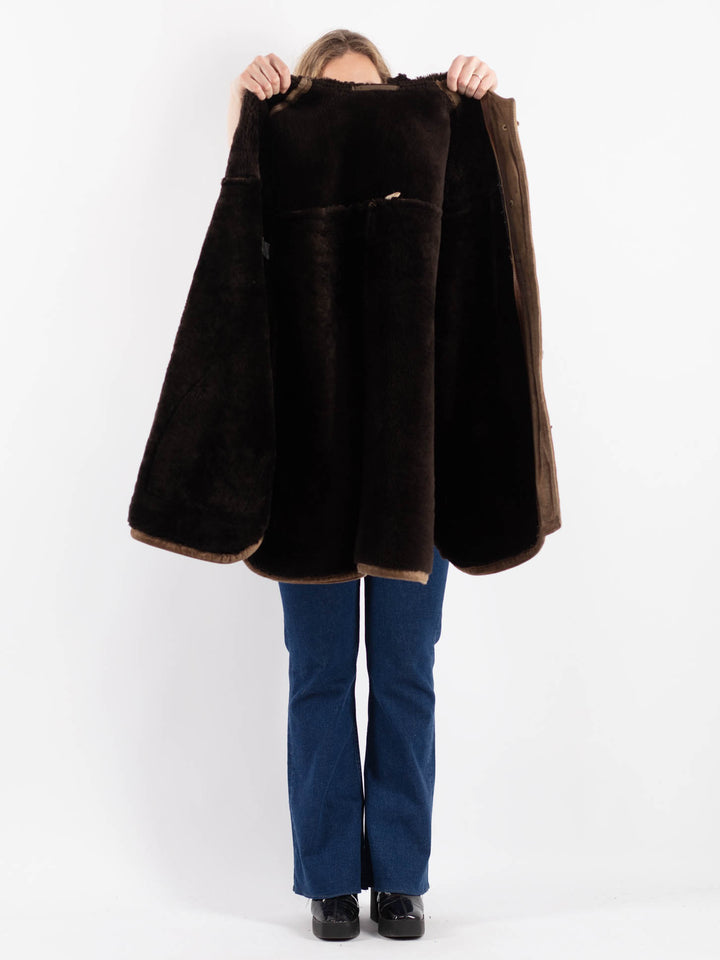 Vintage 90's Women Sheepskin in BeigeV9208