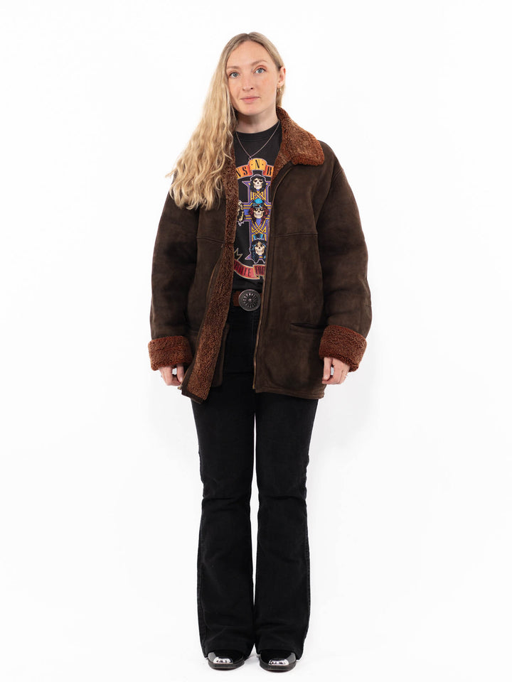 Vintage 90's Women Sheepskin Jacket in A0934