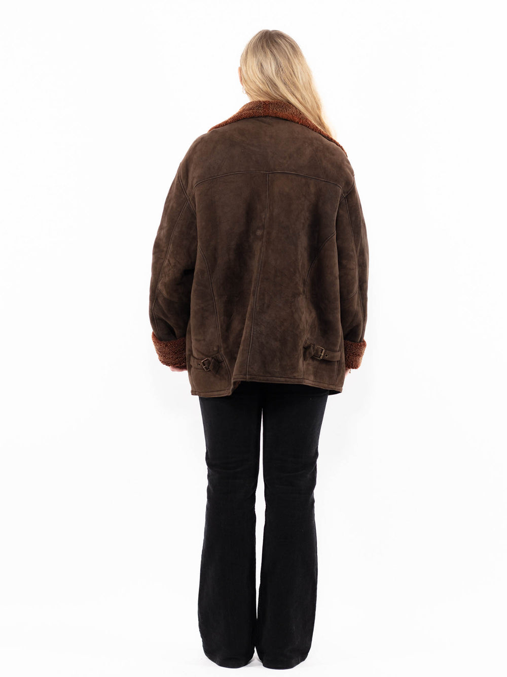 Vintage 90's Women Sheepskin Jacket in A0934