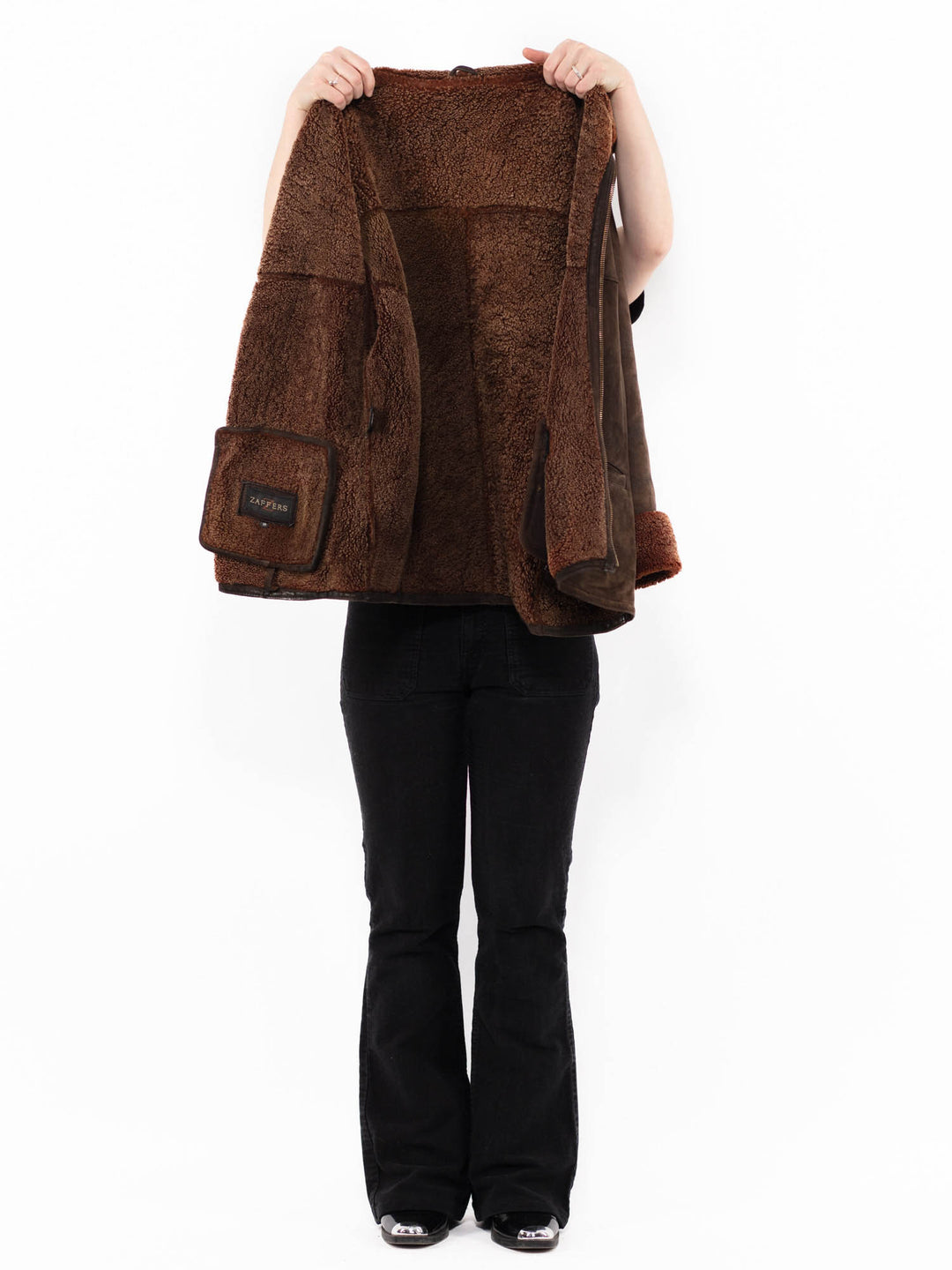 Vintage 90's Women Sheepskin Jacket in A0934