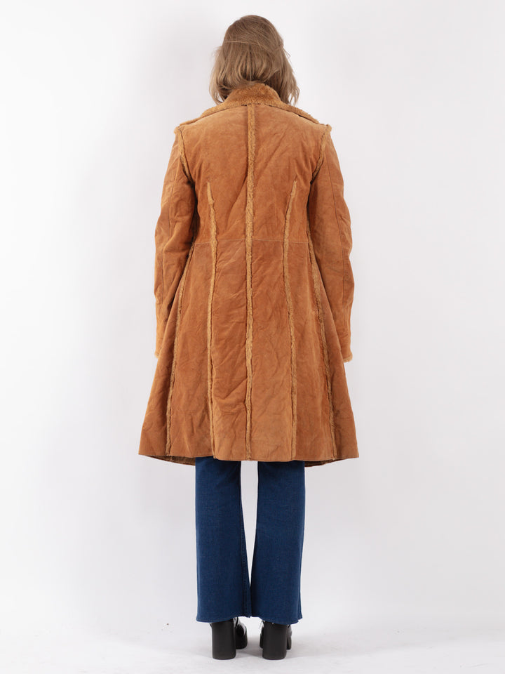 Vintage 90's Women Coat in Brown