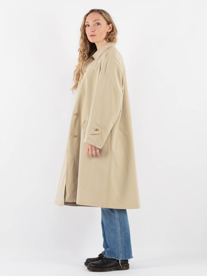 Vintage 90's Women Trench in Beige