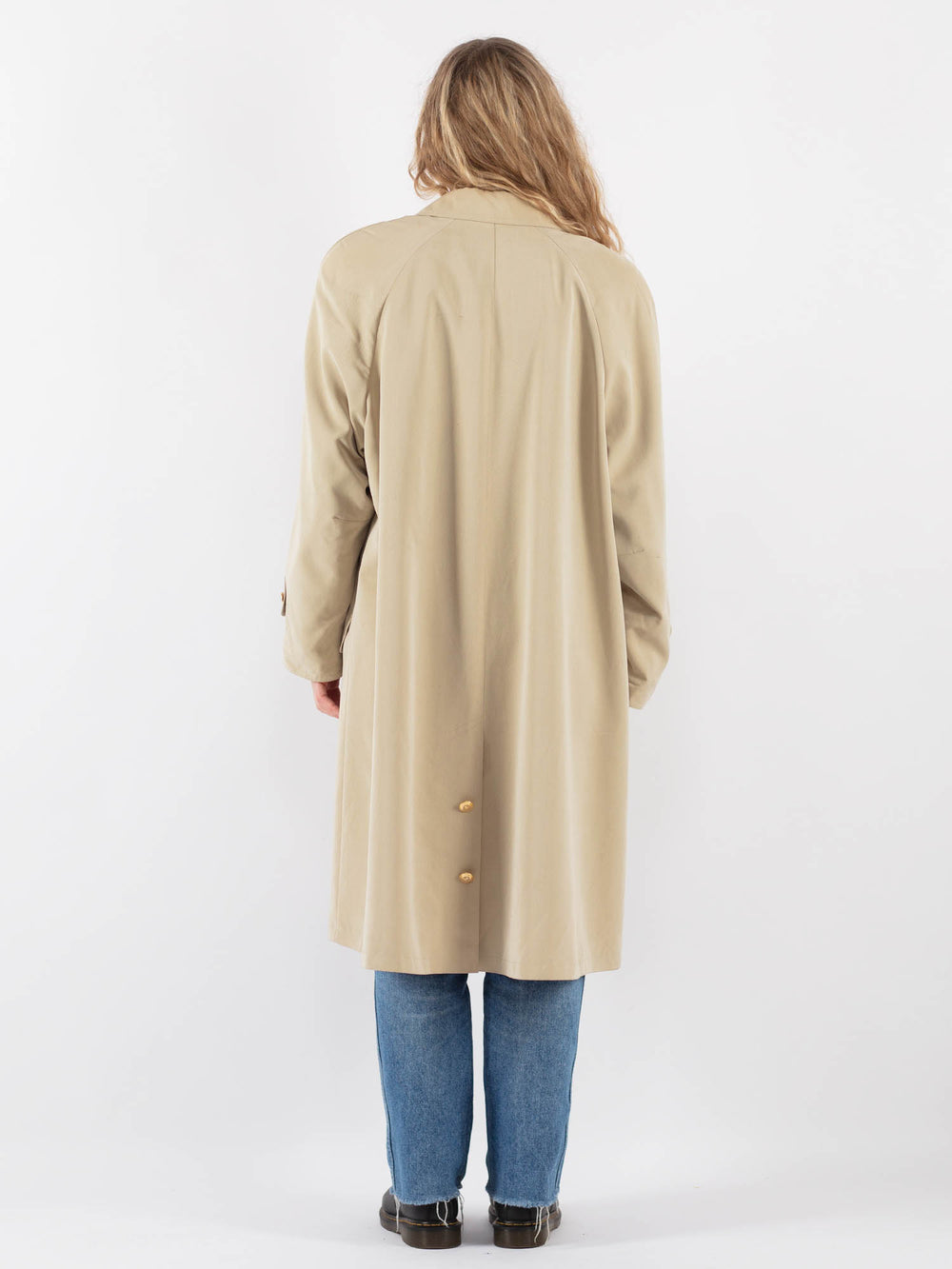 Vintage 90's Women Trench in Beige