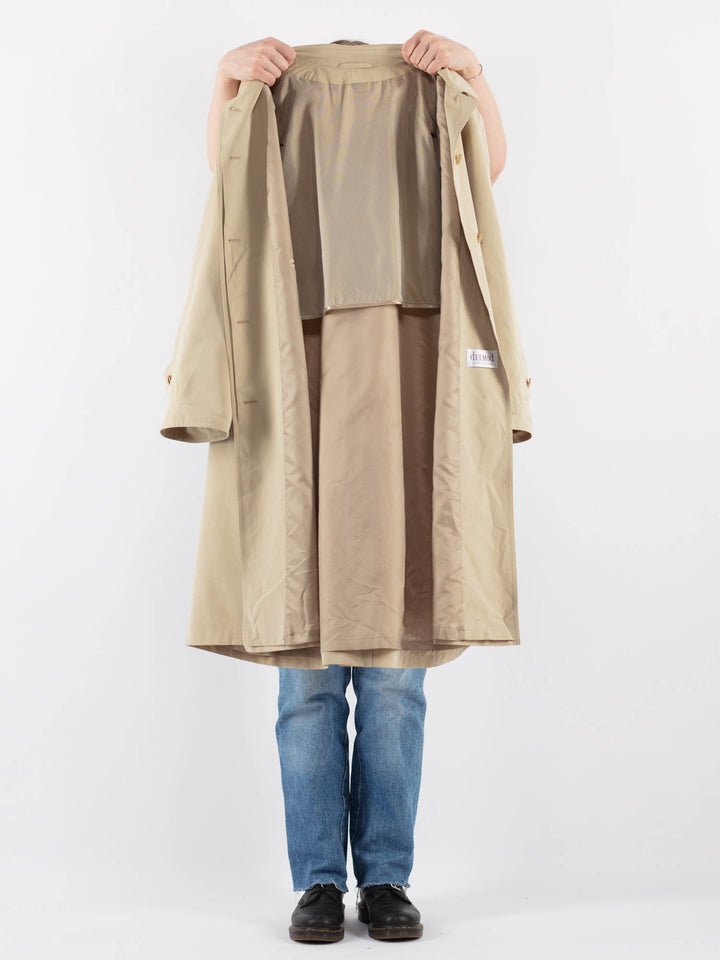 Vintage 90's Women Trench in Beige