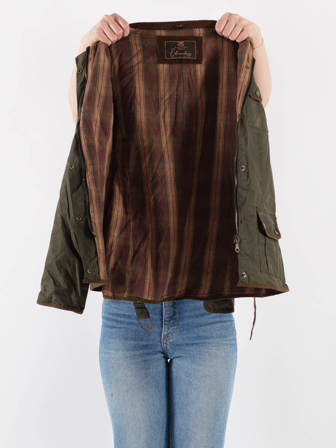 Online Vintage Store Vintage 90's Women Waxed Cotton Jacket in