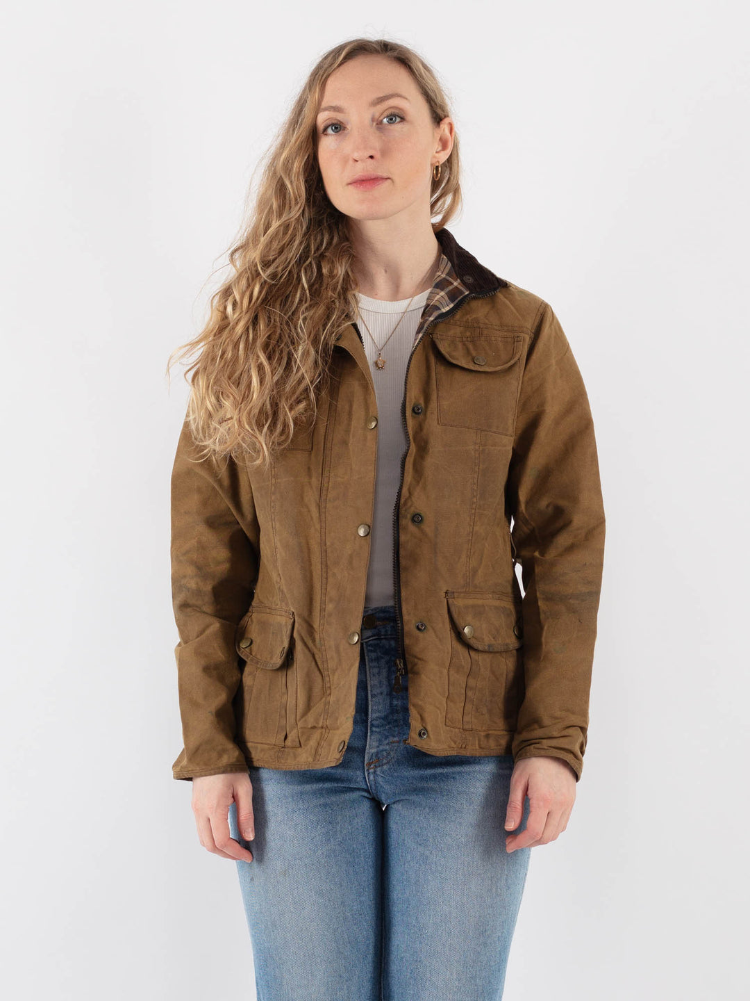 Vintage 90's Women Jacket in Brown V9395