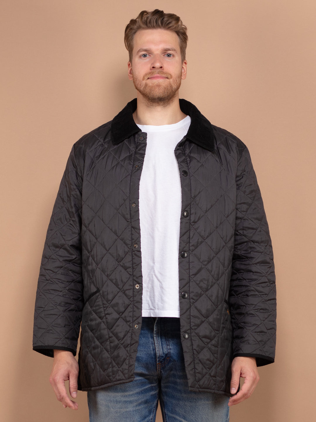 Online Vintage Store 00's Barbour Quilt Jacket Northern Grip