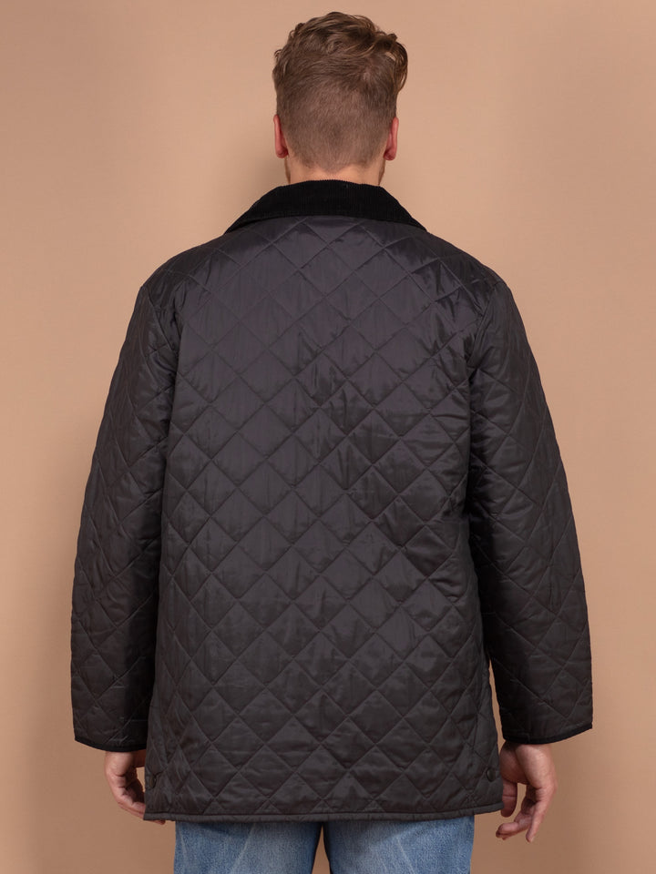 Vintage 00's Men Barbour Quilt Jacket in Grey - NorthernGrip