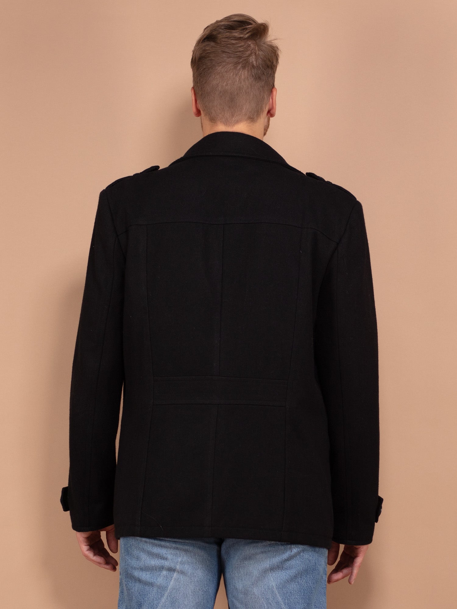 Online Vintage Store | 00's Men Wool Peacoat | Northern Grip