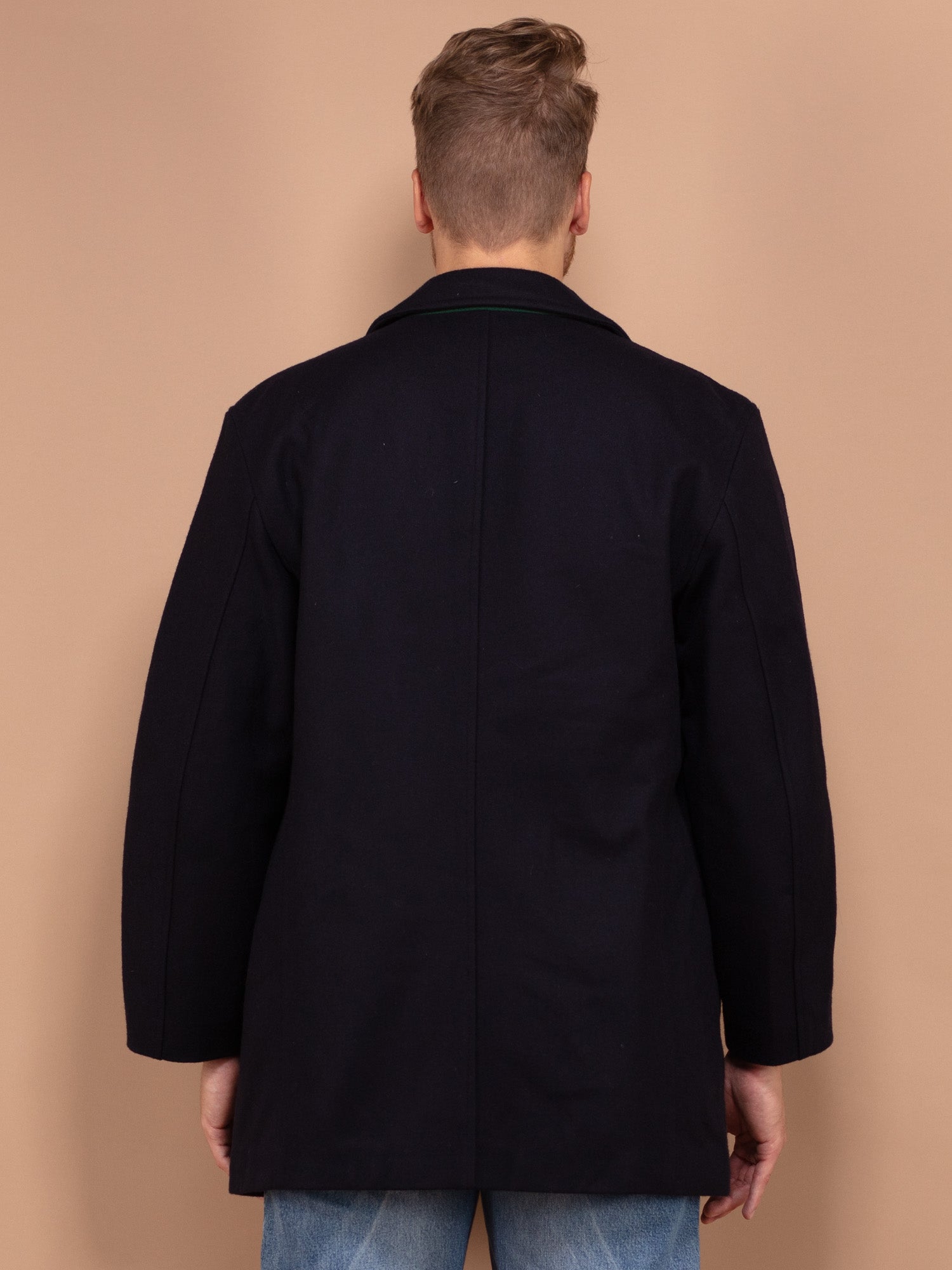 Online Vintage Store | 80's Men Wool Peacoat | Northern Grip