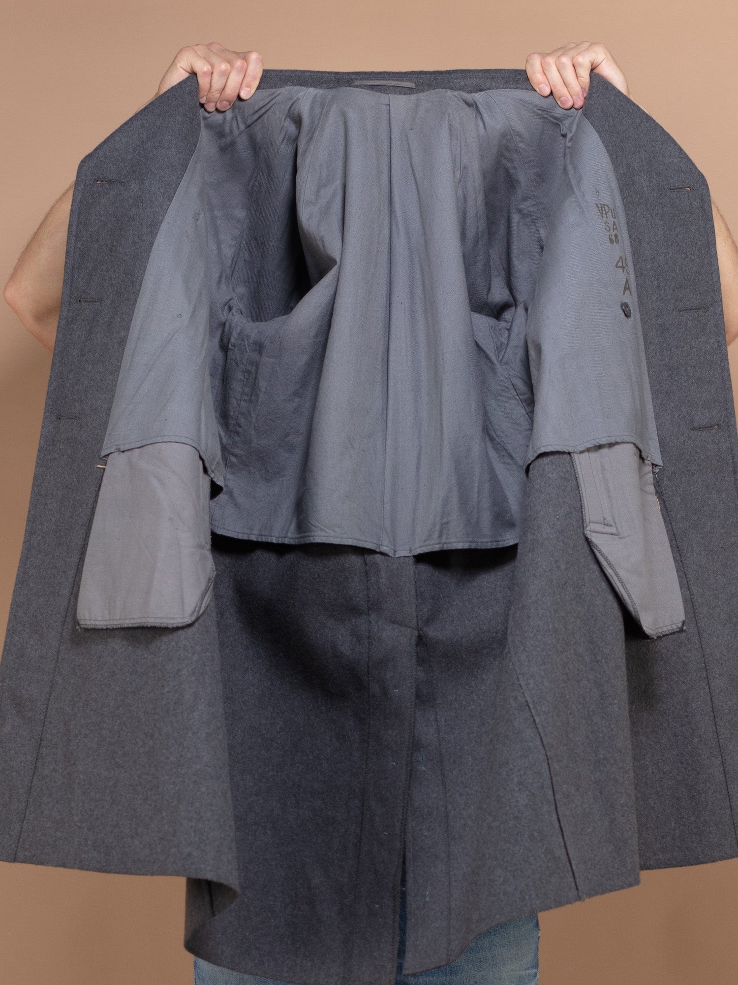 Online Vintage Store | 70's Men Military Wool Coat | Northern Grip