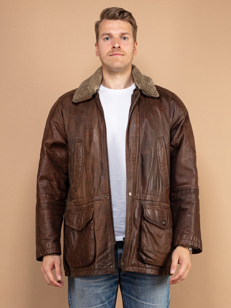 Vintage-mens-leather-jacket-