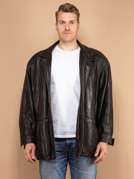Vintage-mens-leather-jacket-
