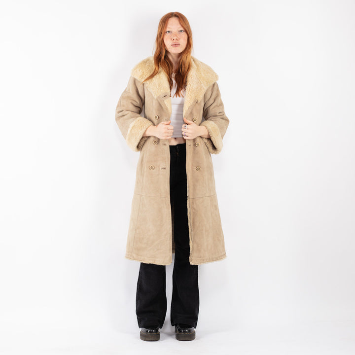 Vintage Women Coat in Beige