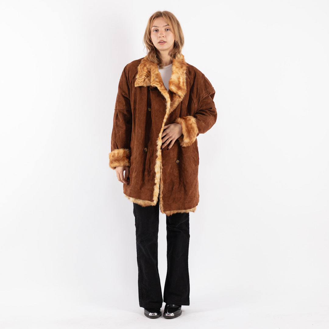 Vintage 90's Women Suede in Brown