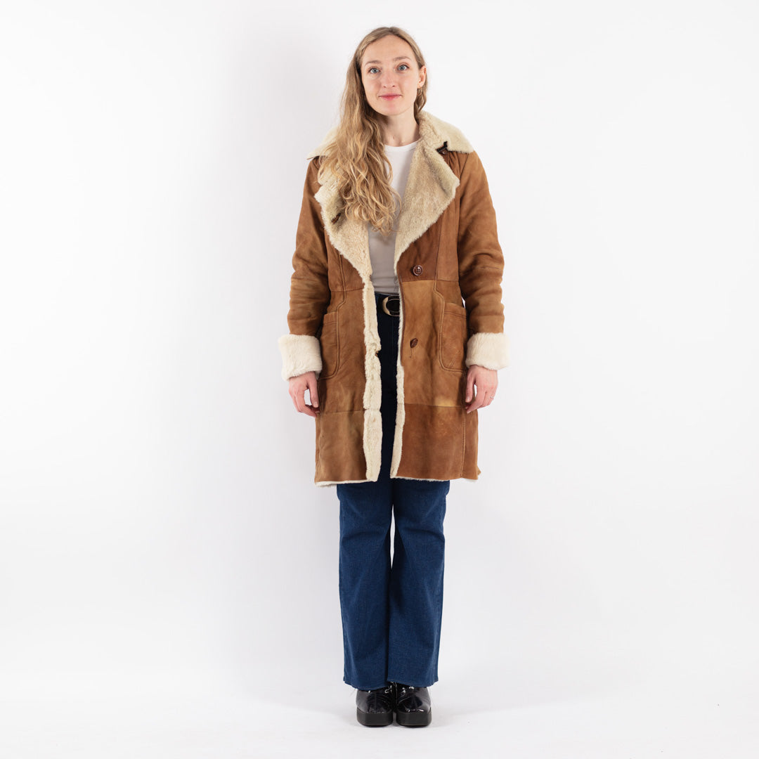 Vintage 00's Women Sheepskin in Brown