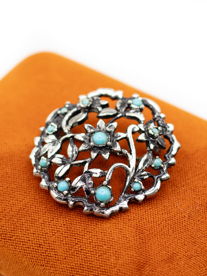 Vintage 60's Brooch in Silver