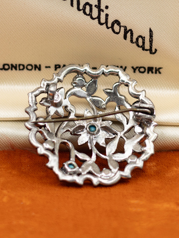 Vintage 60's Brooch in Silver