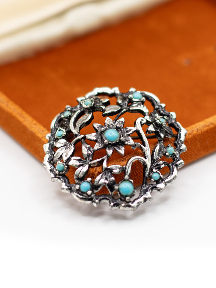 Vintage 60's Brooch in Silver