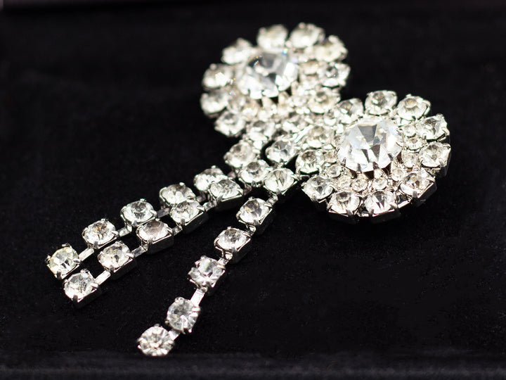 Vintage 50's Brooch in Silver