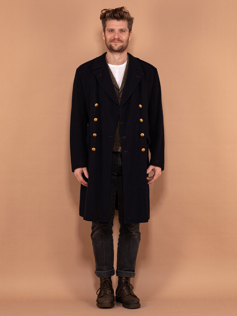 ジャケット・アウター CAROL SHOPPE GRANPA WOOL COAT NAVY GRANDPA COAT - NAVY/GINGER CHECK - Assembly Showroom