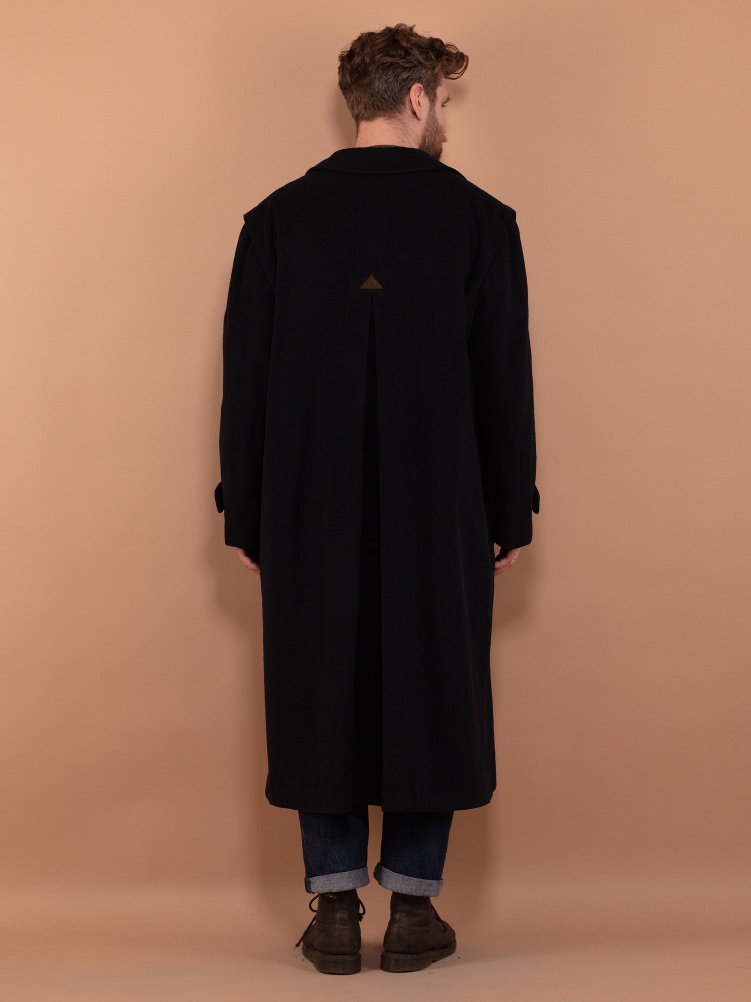 Navy maxi coat 2025