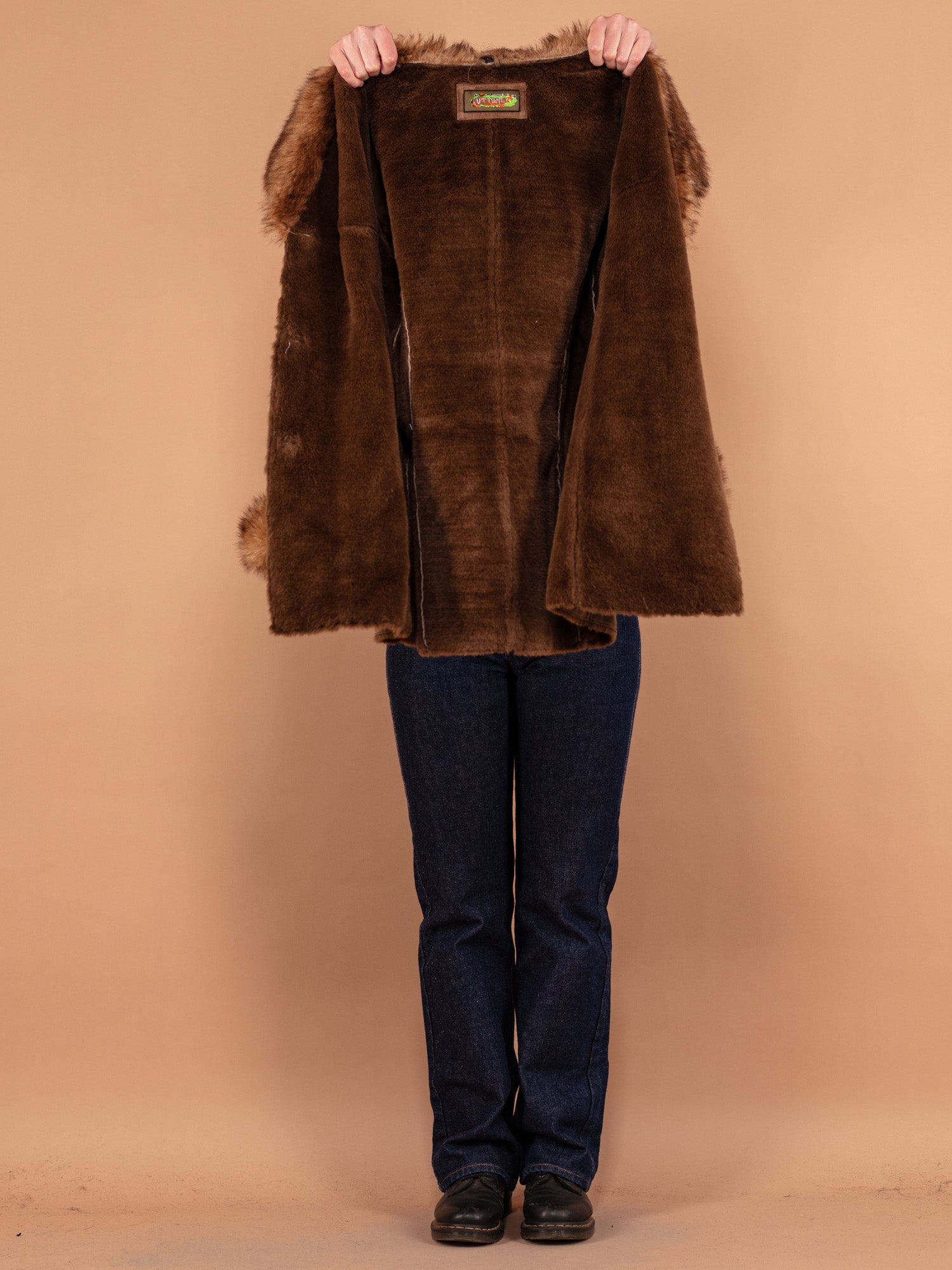 OAK WooD 90's スウェードアウター Online Vintage Store | 90's Women Suede Sherpa Coat in Brown