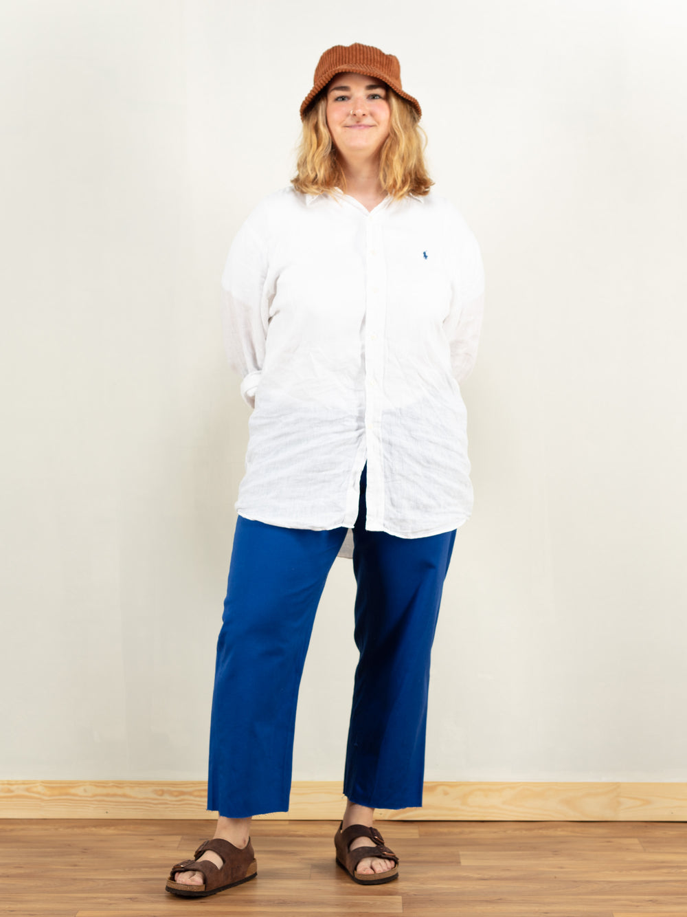 Vintage 80's Blue Work Women Pants - NorthernGrip
