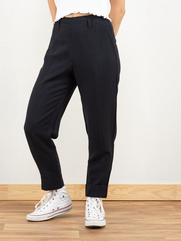 Vintage 80's Casual Suit Pants Women