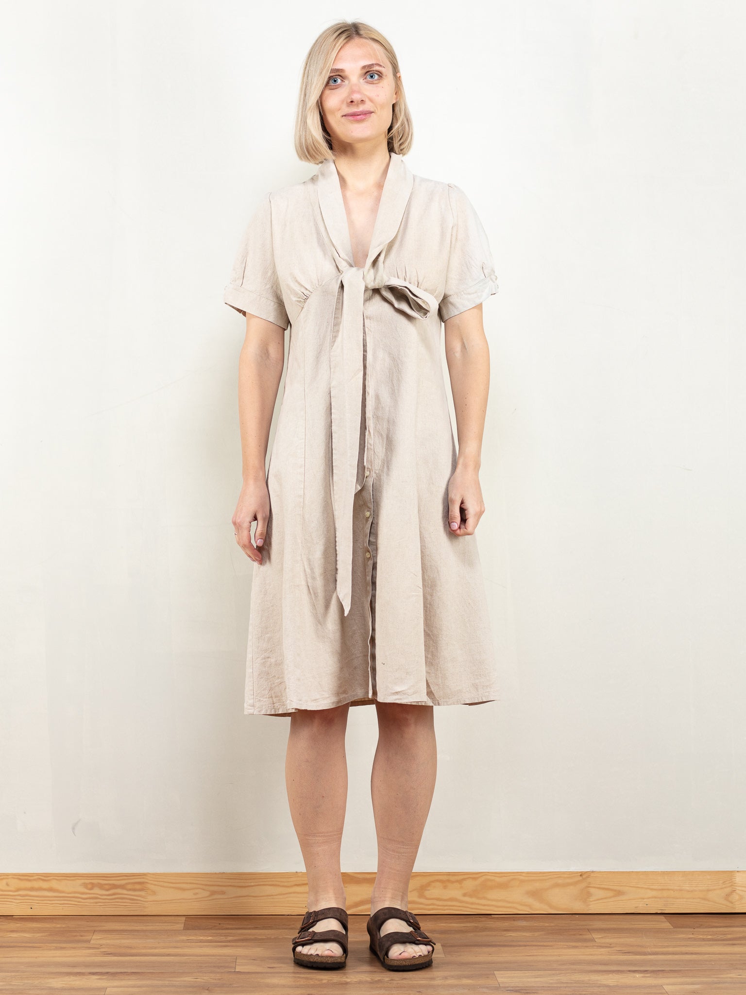 Online Vintage Store | 90's Women Linen Blend Dress | Northern Grip –  NorthernGrip