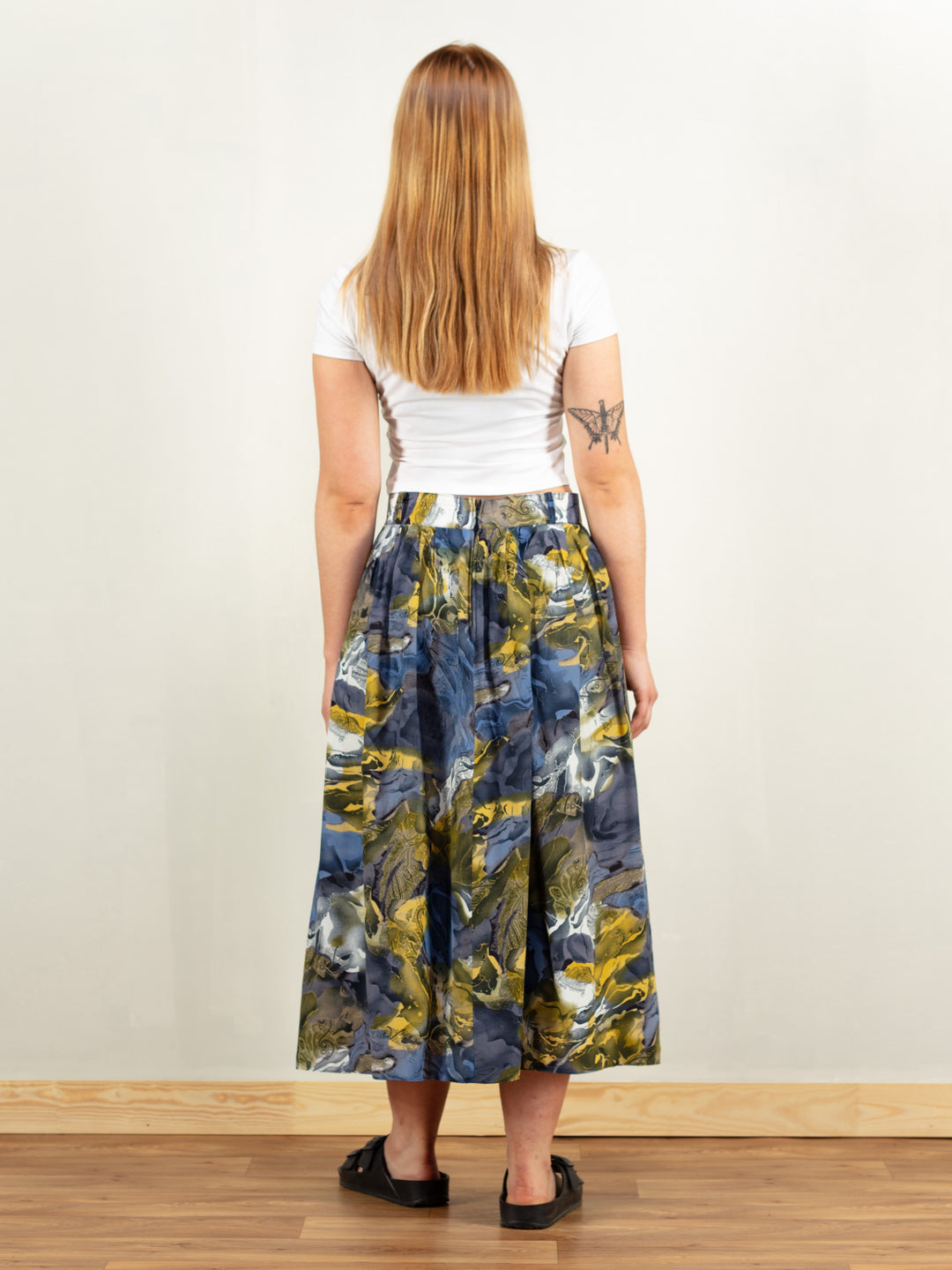 Vintage 80's Boho Women Summer Skirt
