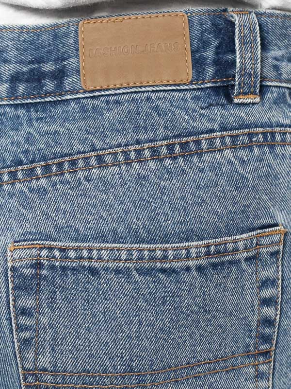 Men Jeans 90s vintage denim pants medium wash zipper fly men's clothing boyfriend gift size medium