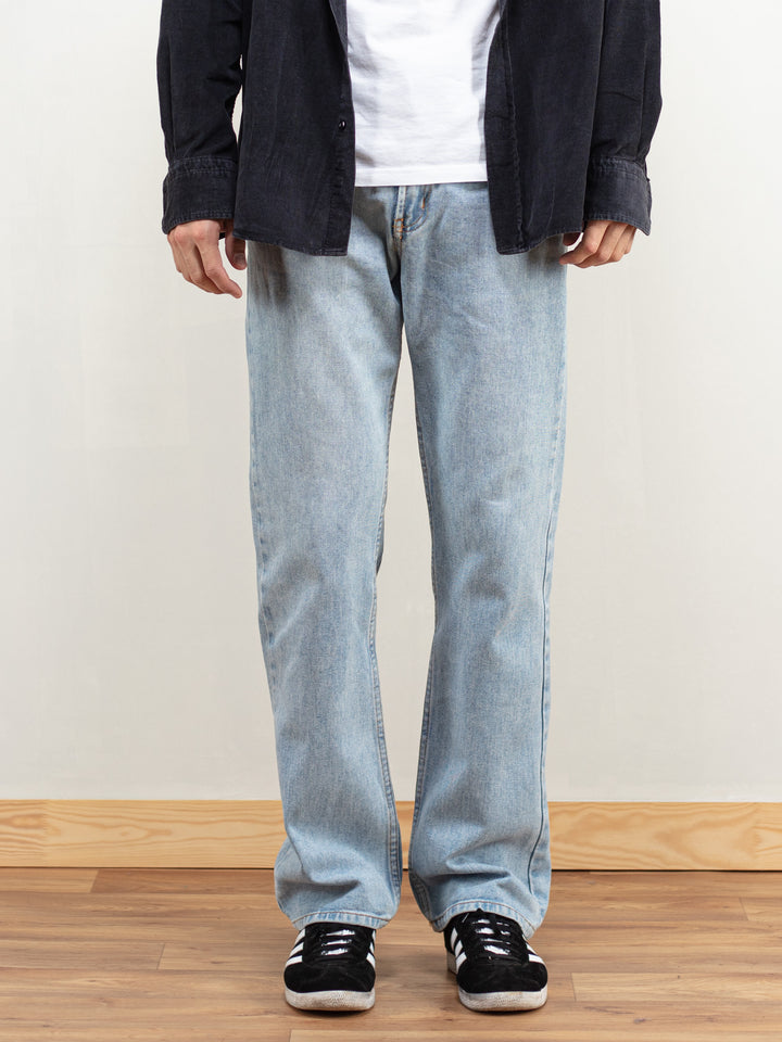 Vintage 90's Light Denim Jeans Men