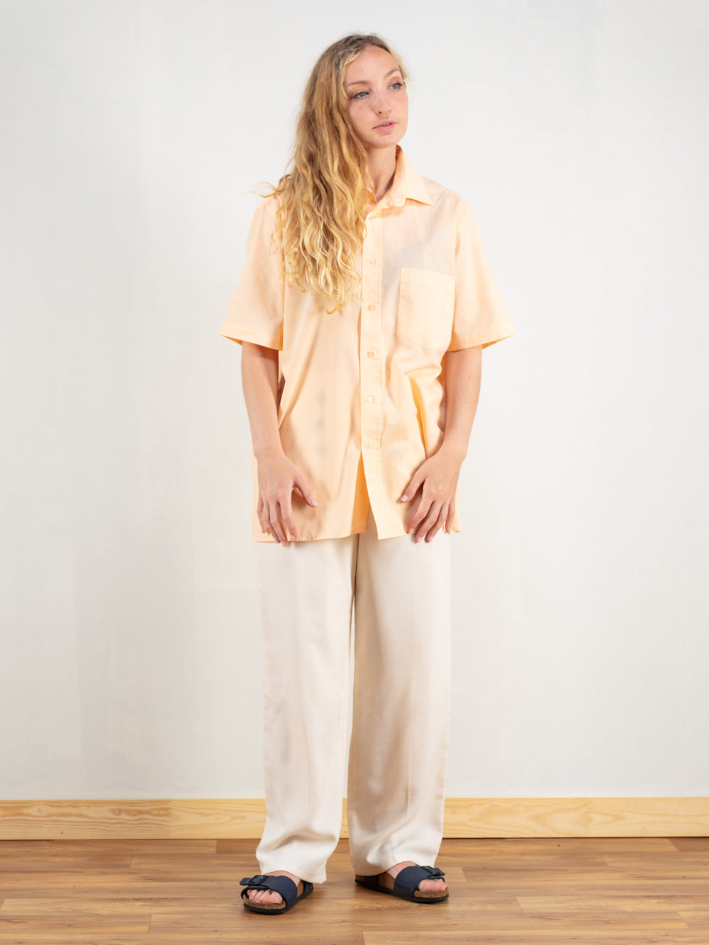 Vintage 80's Pink Women Blouse - NorthernGrip