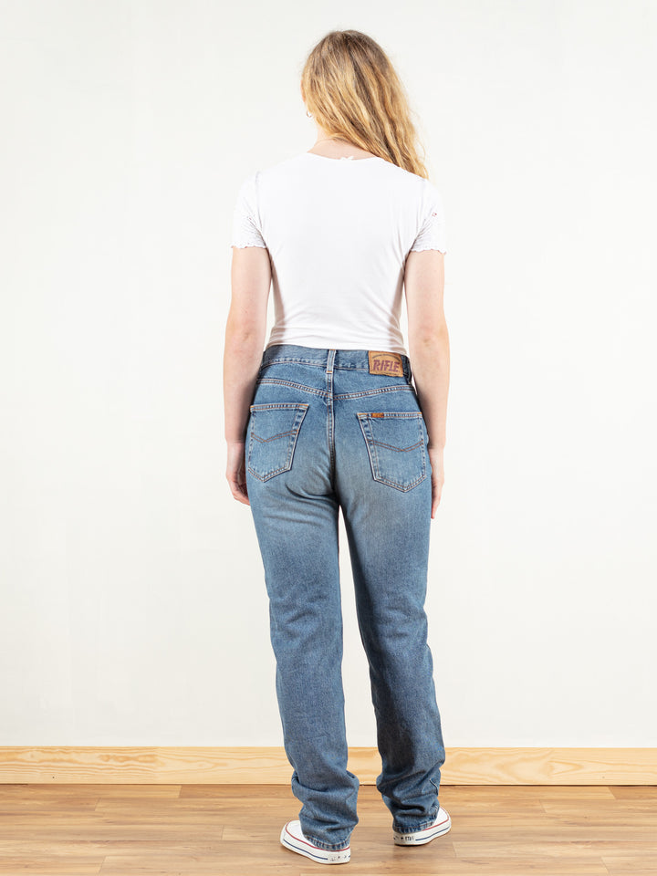 Vintage 90s Women Straight Denim Jeans