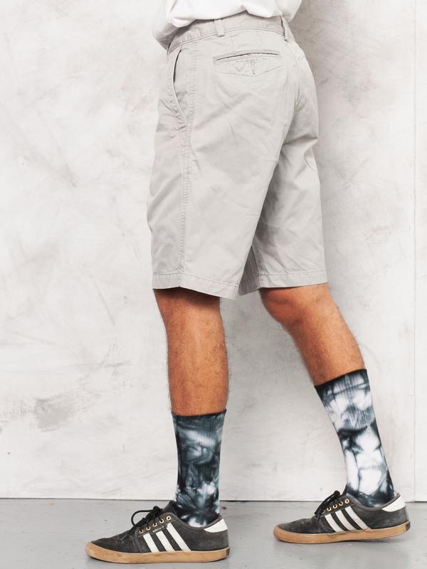 Vintage Grey Dockers Shorts . 90s Men Shorts Men's Resort Summer Shorts Chino Shorts Vacation Shorts Cargo Shorts . size Large L