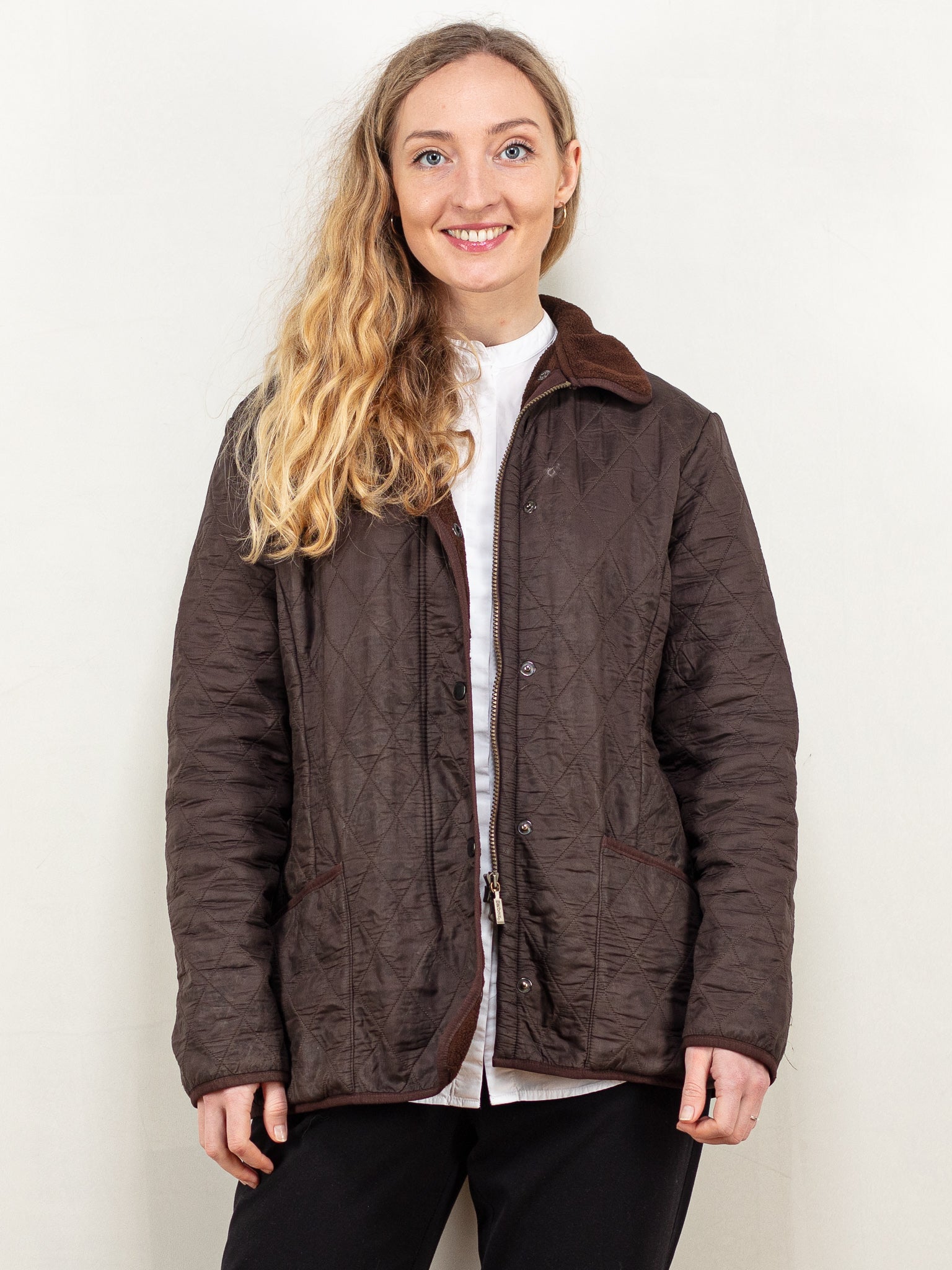 Barbour women's vintage quilted jacket shop