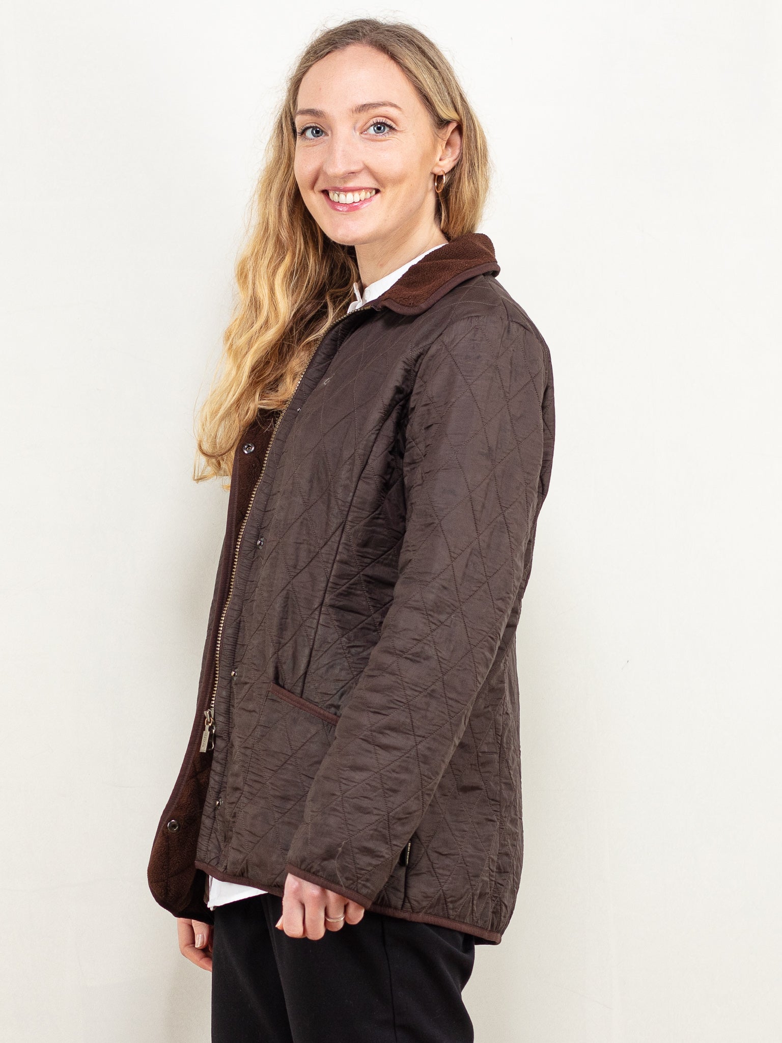 Online Vintage Store | 00's Women BARBOUR Polarquilt Jacket | Northern Grip  – NorthernGrip